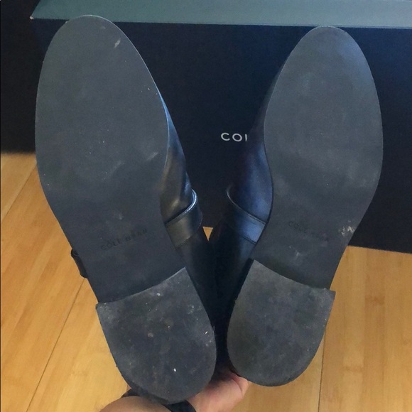 Cole Haan - black calf high boots - Picture 2 of 4